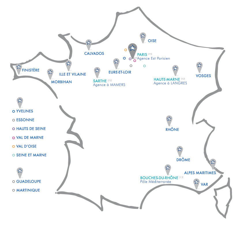 Bonne étoile immobilier est présent sur toute la France